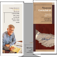  Sample Financial 3-Fold Flyer 